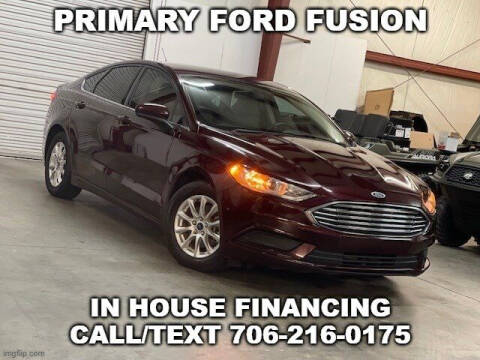2017 Ford Fusion for sale at Primary Jeep Argo Powersports Golf Carts in Dawsonville GA