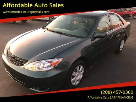 2004 Toyota Camry for sale at Affordable Auto Sales in Post Falls ID