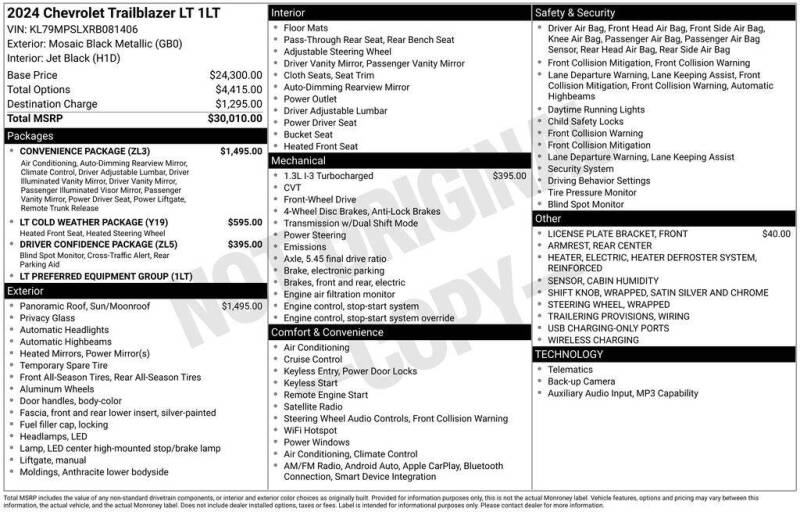 2024 Chevrolet TrailBlazer LT