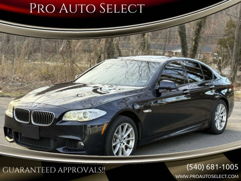 2013 BMW 5 Series for sale at Pro Auto Select in Fredericksburg VA
