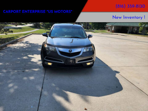 2012 Acura MDX for sale at Carport Enterprise "US Motors" - Kansas in Kansas City KS