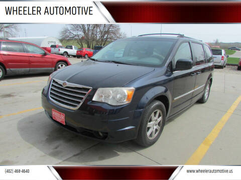 2010 Chrysler Town and Country for sale at WHEELER AUTOMOTIVE in Fort Calhoun NE
