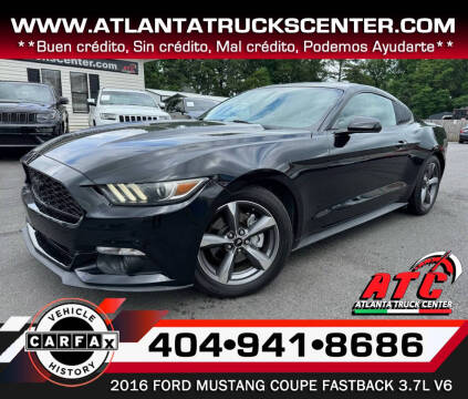 2016 Ford Mustang for sale at ATLANTA TRUCK CENTER LLC in Doraville GA