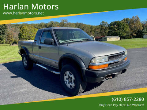 2002 Chevrolet S-10 for sale at Harlan Motors in Parkesburg PA