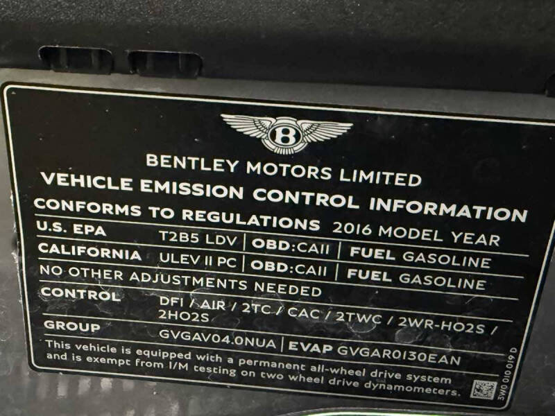 2016 Bentley Continental GT V8 S