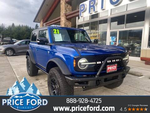 2021 Ford Bronco for sale at Price Ford Lincoln in Port Angeles WA