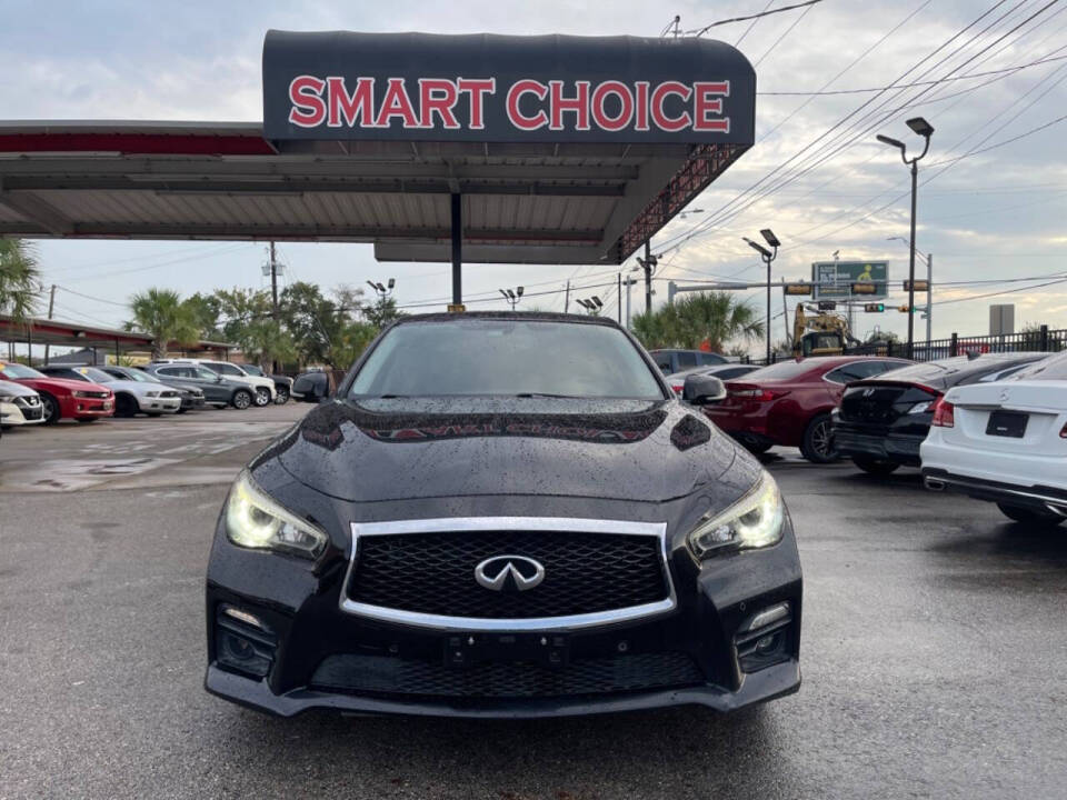 2014 INFINITI Q50 for sale at SMART CHOICE AUTO in Pasadena, TX