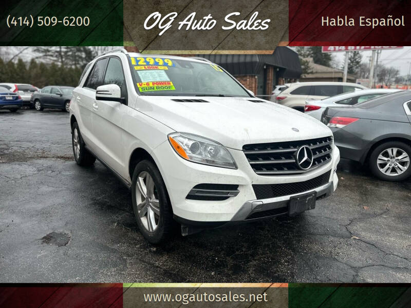 2015 Mercedes-Benz M-Class for sale at OG Auto Sales in Milwaukee WI