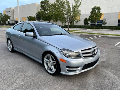 2013 Mercedes-Benz C-Class for sale at EUROPEAN AUTO ALLIANCE LLC in Coral Springs FL