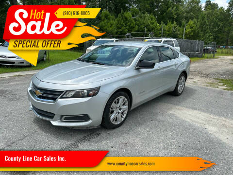 2017 Chevrolet Impala for sale at County Line Car Sales Inc. in Delco NC