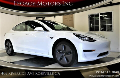 2020 Tesla Model 3 for sale at Legacy Motors Inc in Roseville CA