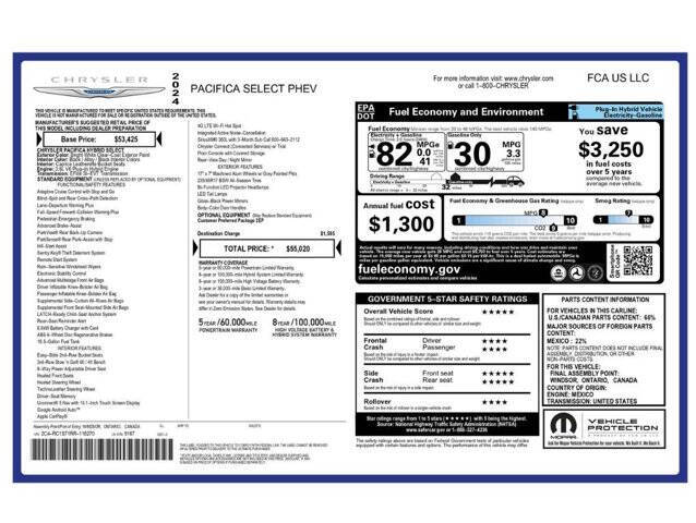 2024 Chrysler Pacifica Plug-In Hybrid Select