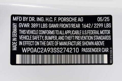 2025 Porsche 911 GT3