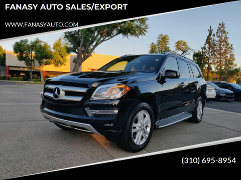 2015 Mercedes-Benz GL-Class for sale at FANASY AUTO SALES/EXPORT in Yorba Linda CA