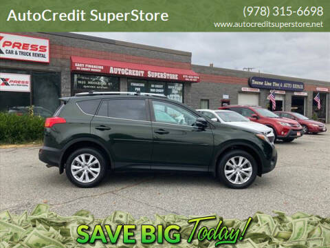 2013 Toyota RAV4 for sale at AutoCredit SuperStore in Lowell MA