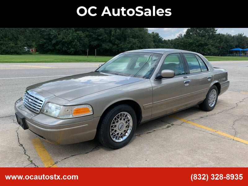 2002 Ford Crown Victoria for sale at OC AutoSales in Pearland TX