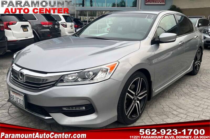 2017 Honda Accord for sale at PARAMOUNT AUTO CENTER in Downey CA