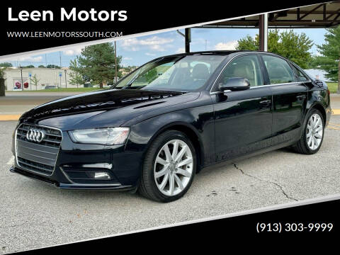 2013 Audi A4 for sale at Leen Motors in Merriam KS