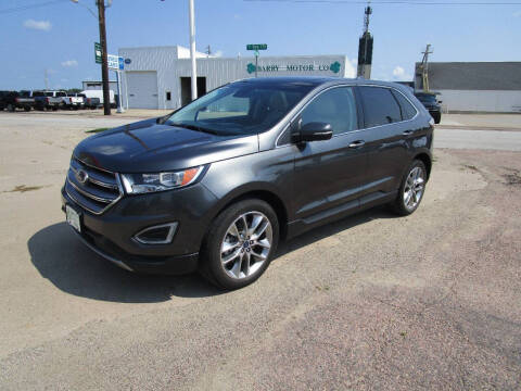 2018 Ford Edge for sale at BARRY MOTOR COMPANY in Danbury IA