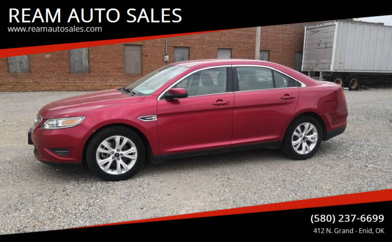 2012 Ford Taurus for sale at REAM AUTO SALES in Enid OK