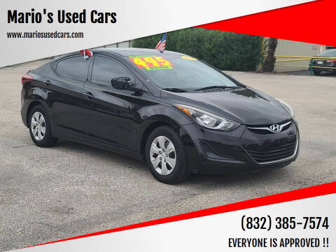 2016 Hyundai Elantra for sale at Mario's Used Cars - Pasadena Location in Pasadena TX