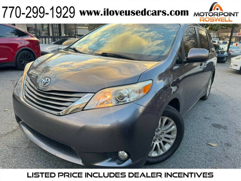 2014 Toyota Sienna for sale at Motorpoint Roswell in Roswell GA