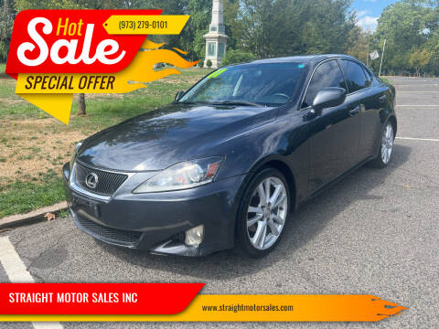 2007 Lexus IS 250 for sale at STRAIGHT MOTOR SALES INC in Paterson NJ