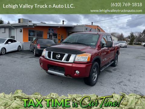 2014 Nissan Titan for sale at Lehigh Valley Truck n Auto LLC. in Schnecksville PA