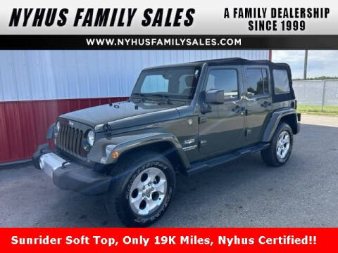 2015 Jeep Wrangler Unlimited for sale at Nyhus Family Sales in Perham MN