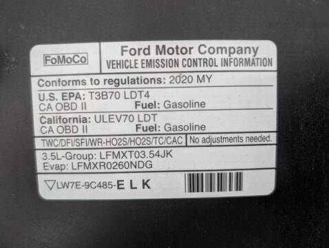 2020 Ford F-150 Platinum