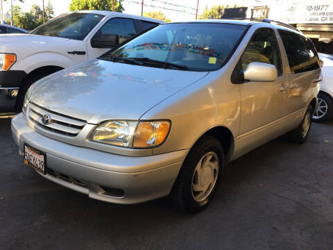 2003 Toyota Sienna for sale at MK Auto Wholesale in San Jose CA