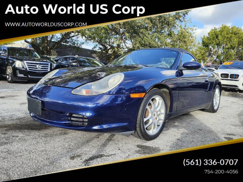 2003 Porsche Boxster for sale at Auto World US Corp in Plantation FL