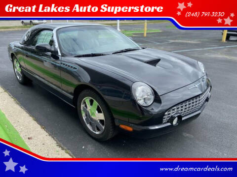 2002 Ford Thunderbird for sale at Great Lakes Auto Superstore in Waterford Township MI