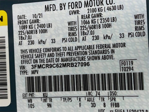 2021 Ford Bronco Sport Outer Banks