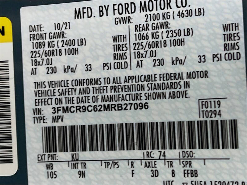 2021 Ford Bronco Sport Outer Banks