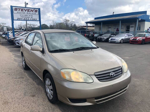 2004 Toyota Corolla for sale at Stevens Auto Sales in Theodore AL