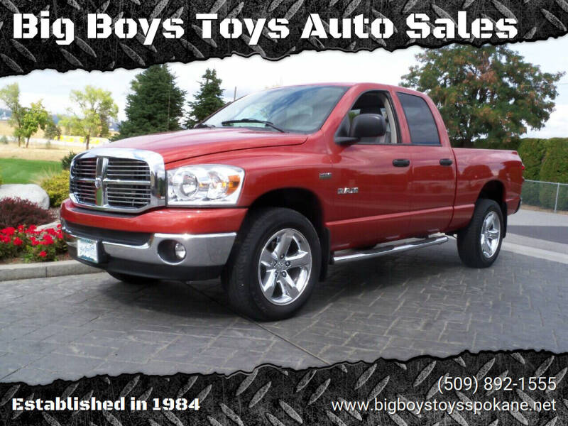 2008 Dodge Ram Pickup 1500 for sale at Big Boys Toys Auto Sales in Spokane Valley WA