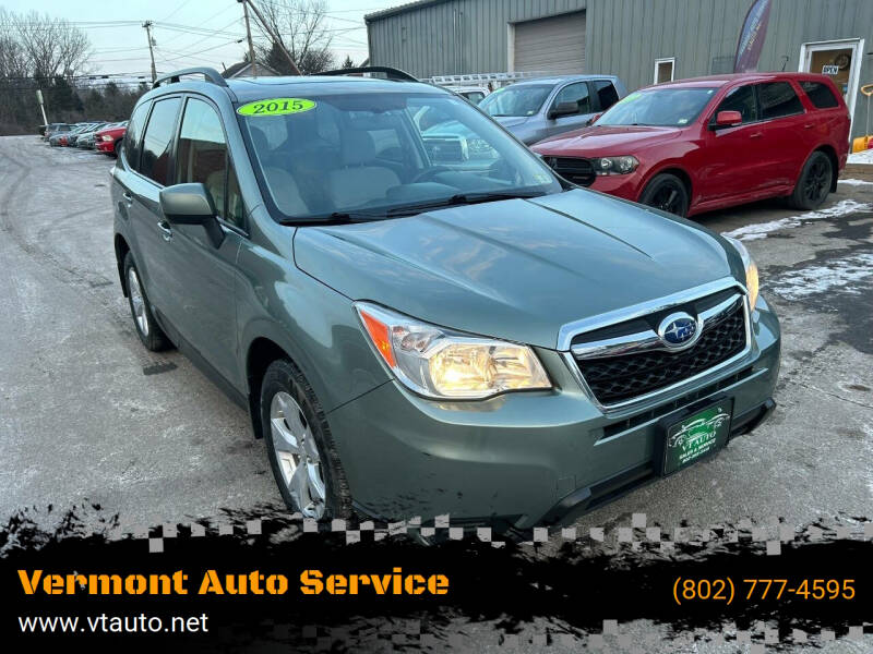 2015 Subaru Forester for sale at Vermont Auto Service in South Burlington VT