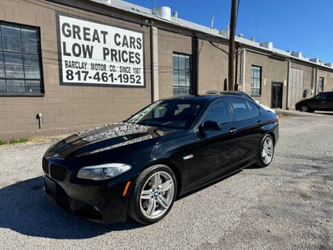 2011 BMW 5 Series for sale at BARCLAY MOTOR COMPANY in Arlington TX