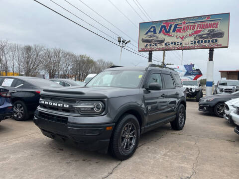 2022 Ford Bronco Sport for sale at ANF AUTO FINANCE in Houston TX