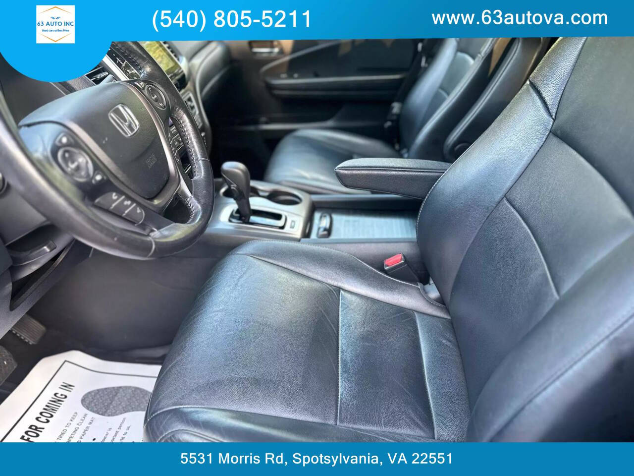 2016 Honda Pilot for sale at 63 Auto Inc in Spotsylvania, VA