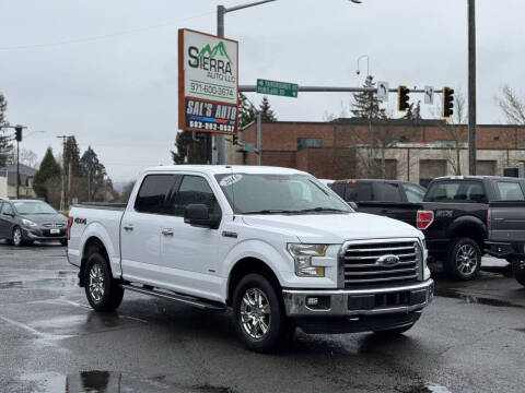 2015 Ford F-150 for sale at SIERRA AUTO LLC in Salem OR