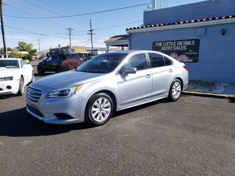 2015 Subaru Legacy for sale at The Little Details Auto Sales in Reno NV