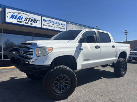 2017 Toyota Tundra for sale at Real Steal Auto Sales & Repair Inc in Gastonia NC