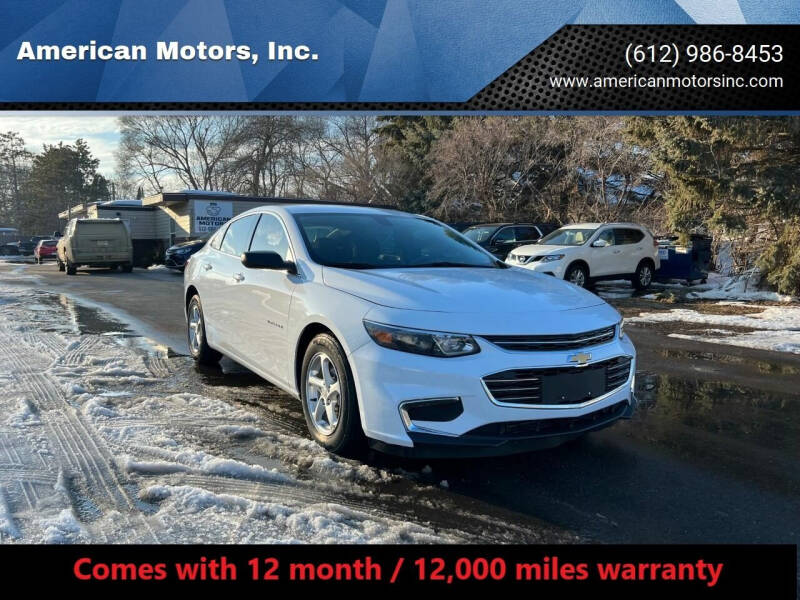 2018 Chevrolet Malibu for sale at American Motors, Inc. in Farmington MN