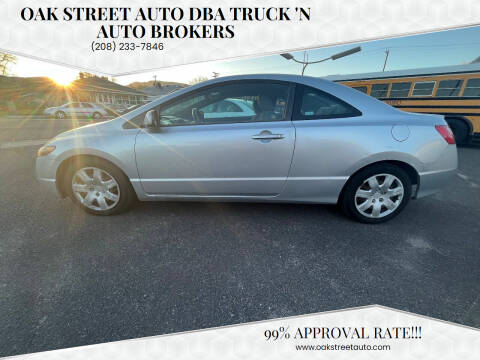 2006 Honda Civic for sale at Oak Street Auto DBA Truck 'N Auto Brokers in Pocatello ID