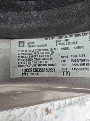 2005 Chevrolet Colorado Z85 LS