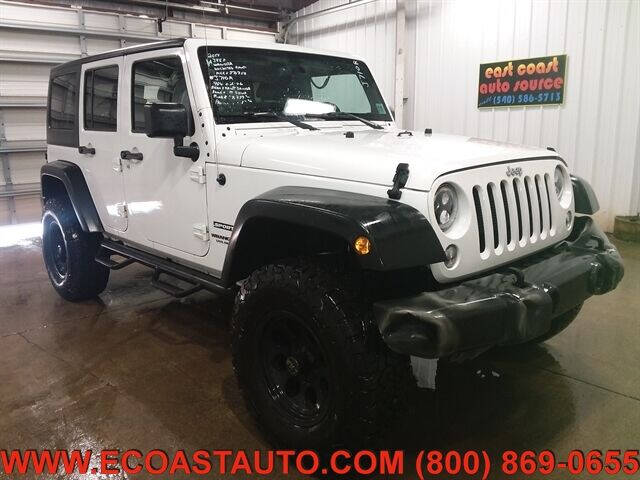 2017 Jeep Wrangler Unlimited for sale at East Coast Auto Source Inc. in Bedford VA