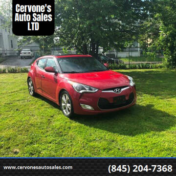 2012 Hyundai Veloster for sale at Cervone's Auto Sales LTD in Beacon NY