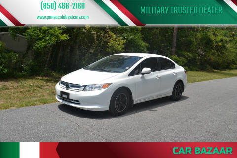 2012 Honda Civic for sale at Car Bazaar in Pensacola FL